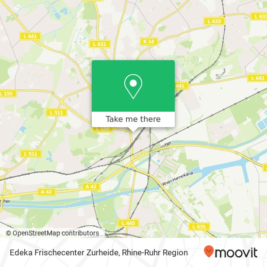 Edeka Frischecenter Zurheide map