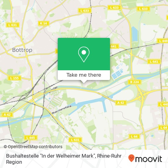 Bushaltestelle "In der Welheimer Mark" map