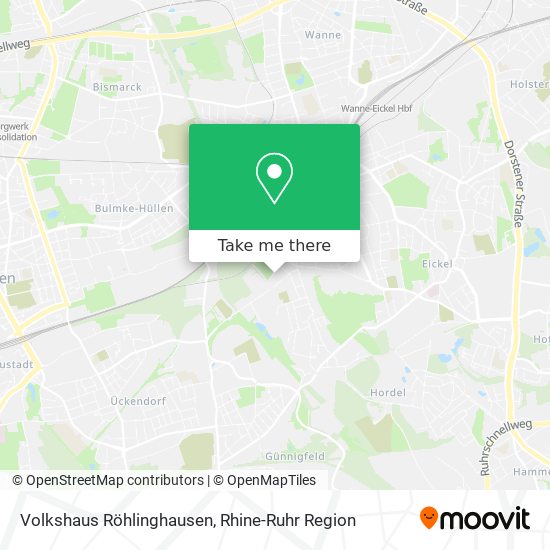 Volkshaus Röhlinghausen map