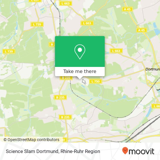 Science Slam Dortmund map