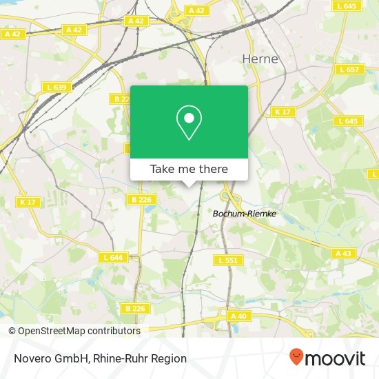 Novero GmbH map