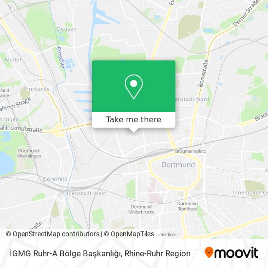 İGMG Ruhr-A Bölge Başkanlığı map