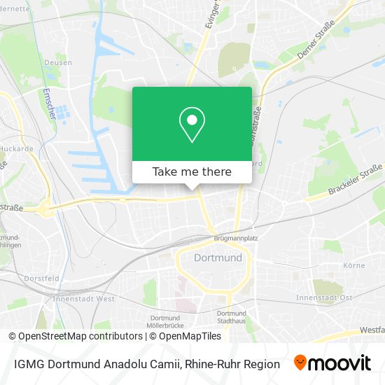 IGMG Dortmund Anadolu Camii map