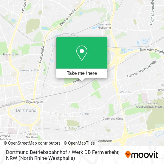 Карта Dortmund Betriebsbahnhof / Werk DB Fernverkehr