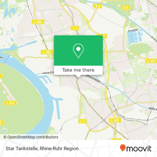 Star Tankstelle map