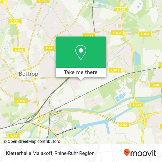 Kletterhalle Malakoff map