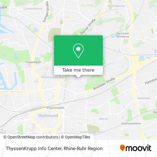 ThyssenKrupp Info Center map