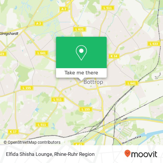 Elfida Shisha Lounge map