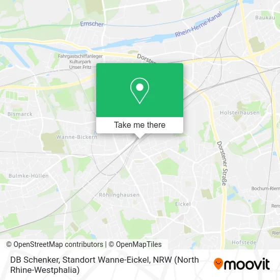 Карта DB Schenker, Standort Wanne-Eickel