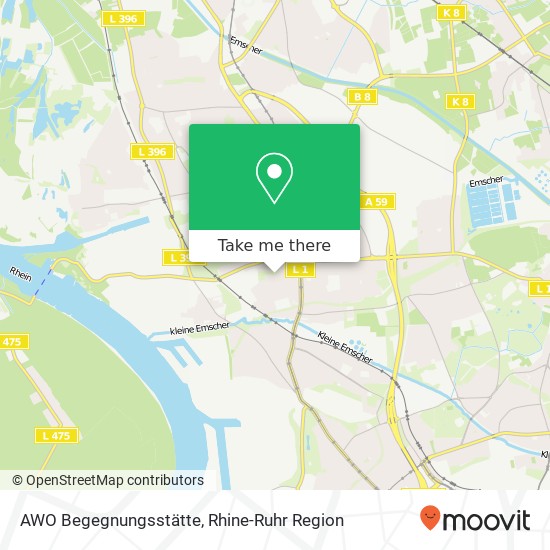 AWO Begegnungsstätte map