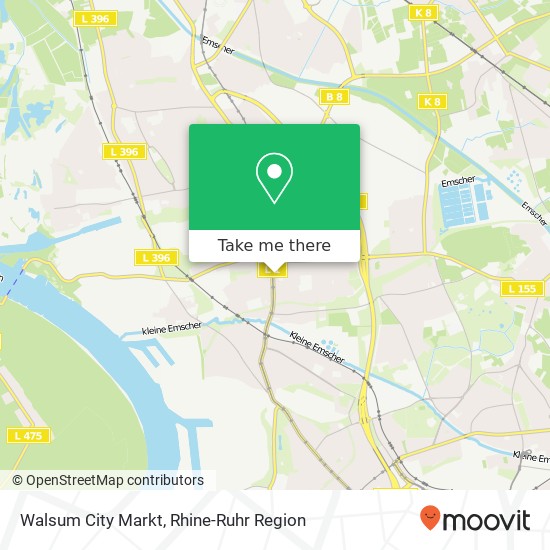 Walsum City Markt map