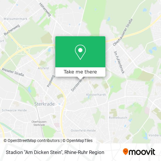 Stadion "Am Dicken Stein" map