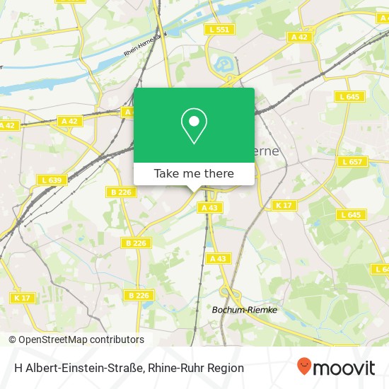 Карта H Albert-Einstein-Straße