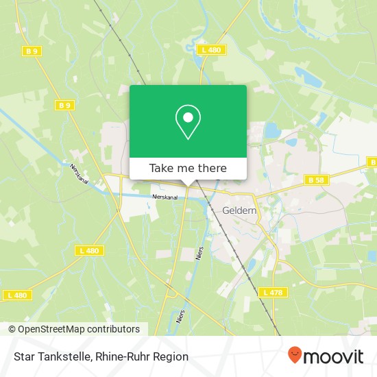 Star Tankstelle map