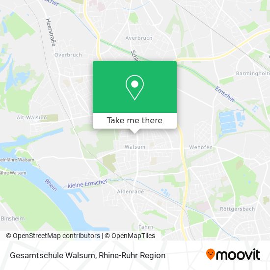 Gesamtschule Walsum map