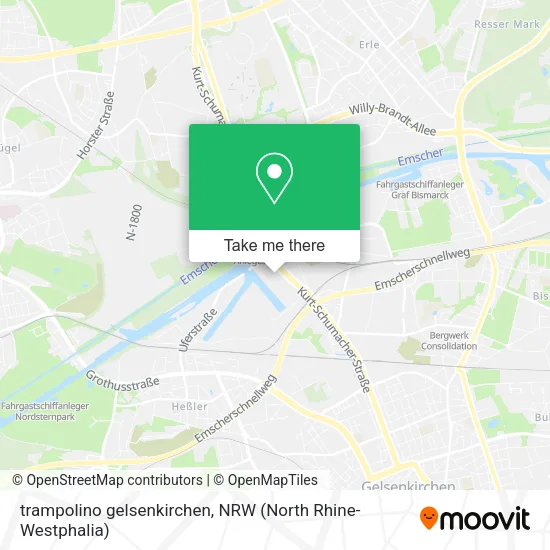 Карта trampolino gelsenkirchen