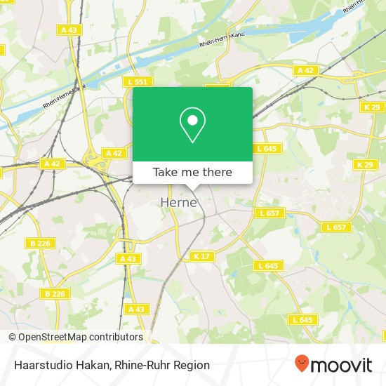 Карта Haarstudio Hakan