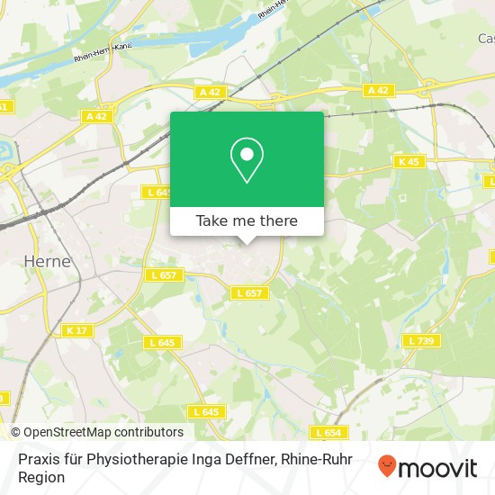 Praxis für Physiotherapie Inga Deffner map