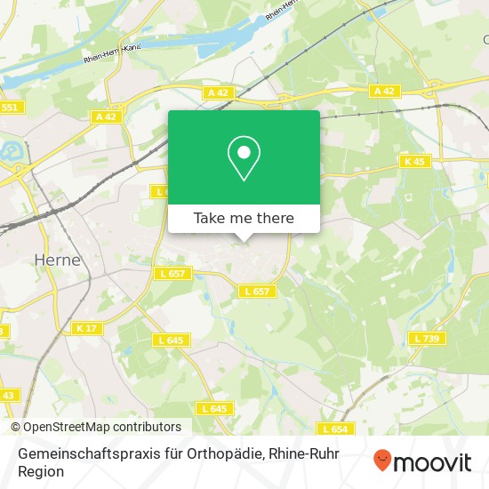 Gemeinschaftspraxis für Orthopädie map