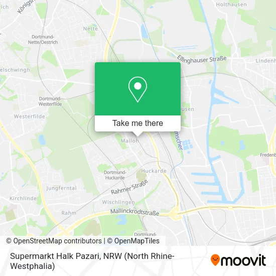 Карта Supermarkt Halk Pazari