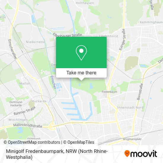 Карта Minigolf Fredenbaumpark