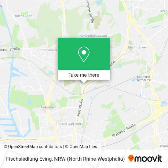 Карта Fischsiedlung Eving