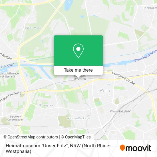 Heimatmuseum "Unser Fritz" map