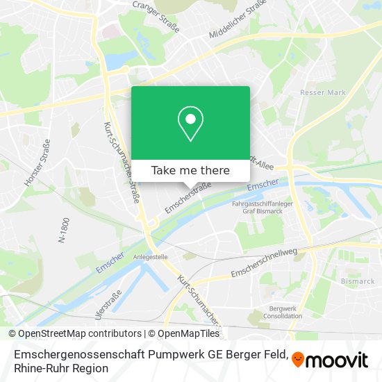 Emschergenossenschaft Pumpwerk GE Berger Feld map