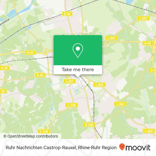 Ruhr Nachrichten Castrop-Rauxel map