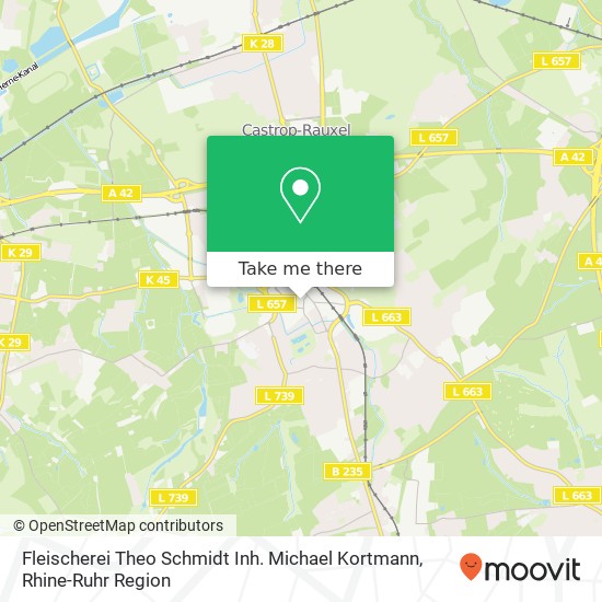 Карта Fleischerei Theo Schmidt Inh. Michael Kortmann