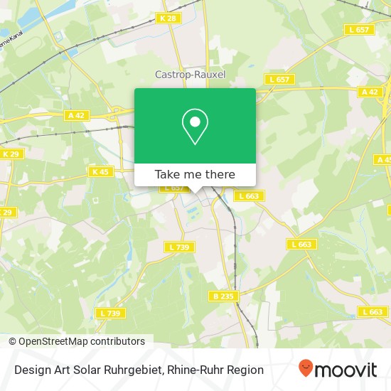 Design Art Solar Ruhrgebiet map
