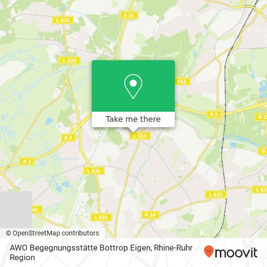 AWO Begegnungsstätte Bottrop Eigen map