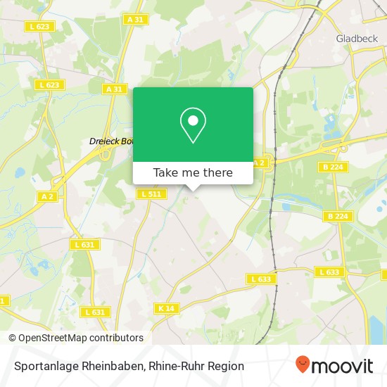 Sportanlage Rheinbaben map