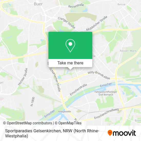 Sportparadies Gelsenkirchen map