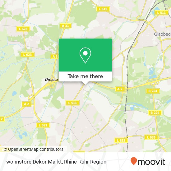 wohnstore Dekor Markt map