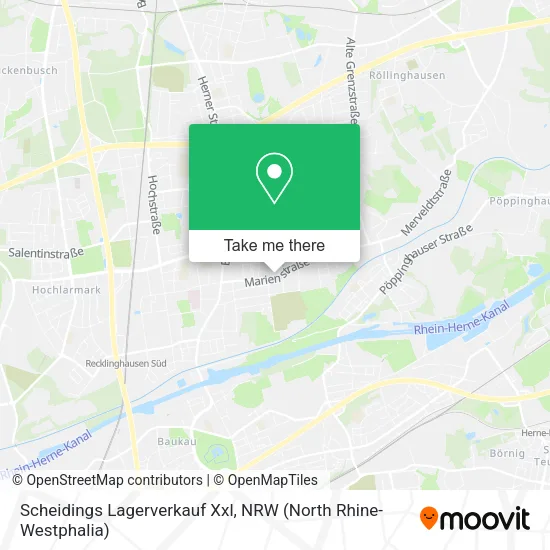 Карта Scheidings Lagerverkauf Xxl