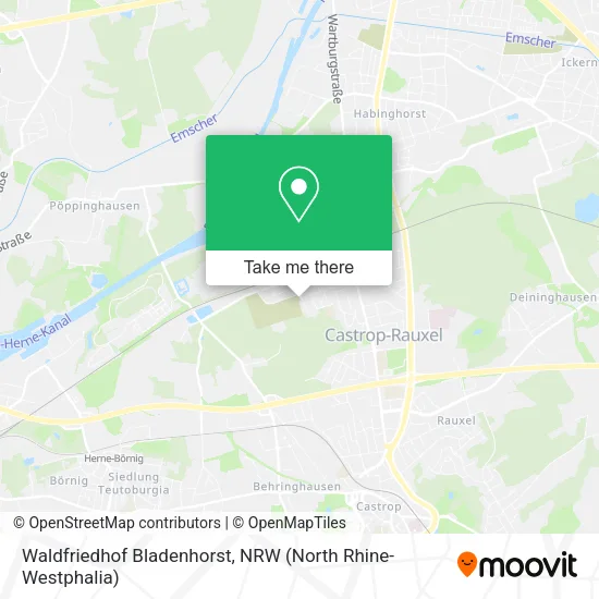 Карта Waldfriedhof Bladenhorst