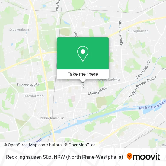 Recklinghausen Süd map