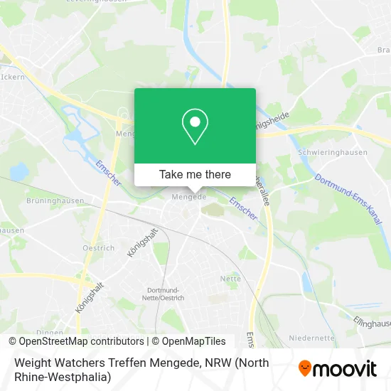 Weight Watchers Treffen Mengede map