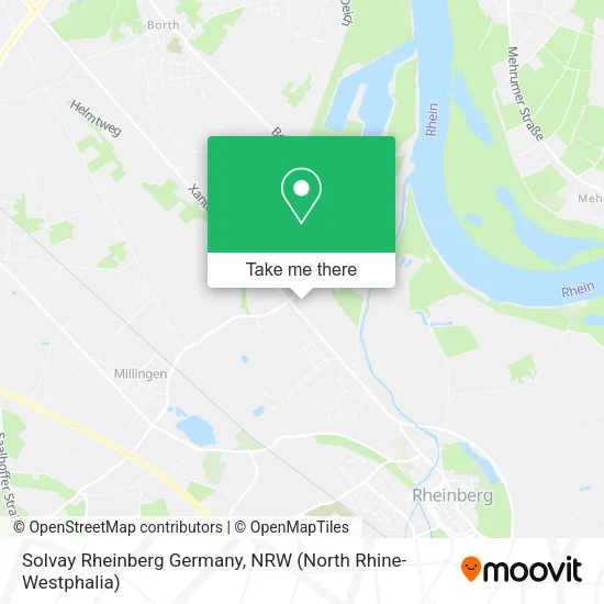 Карта Solvay Rheinberg Germany