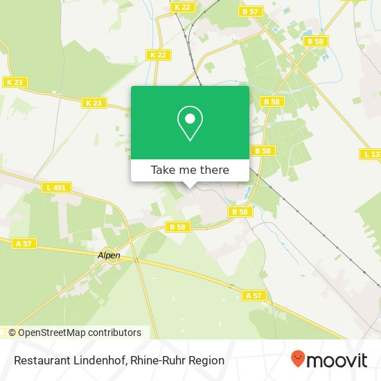 Restaurant Lindenhof map