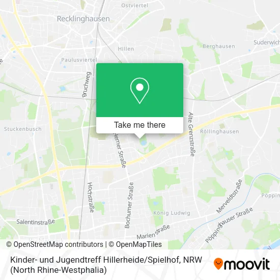 Карта Kinder- und Jugendtreff Hillerheide / Spielhof