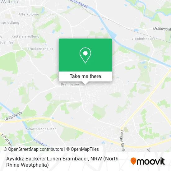 Ayyildiz Bäckerei Lünen Brambauer map