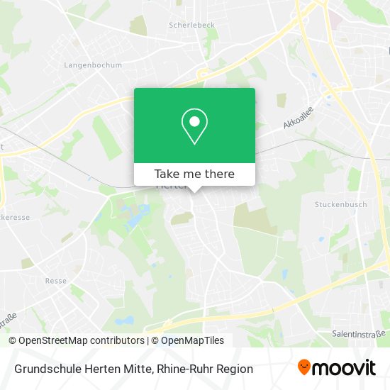 Grundschule Herten Mitte map
