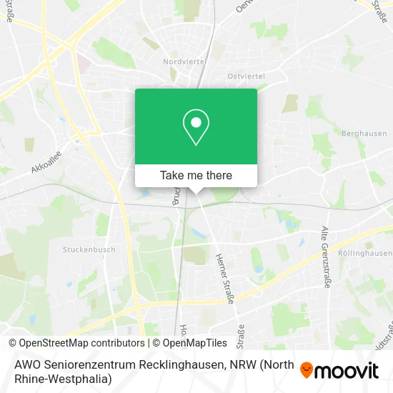 Карта AWO Seniorenzentrum Recklinghausen