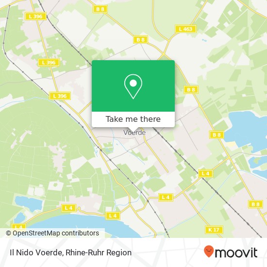 Il Nido Voerde map