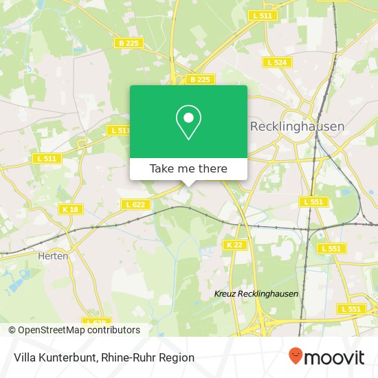 Villa Kunterbunt map