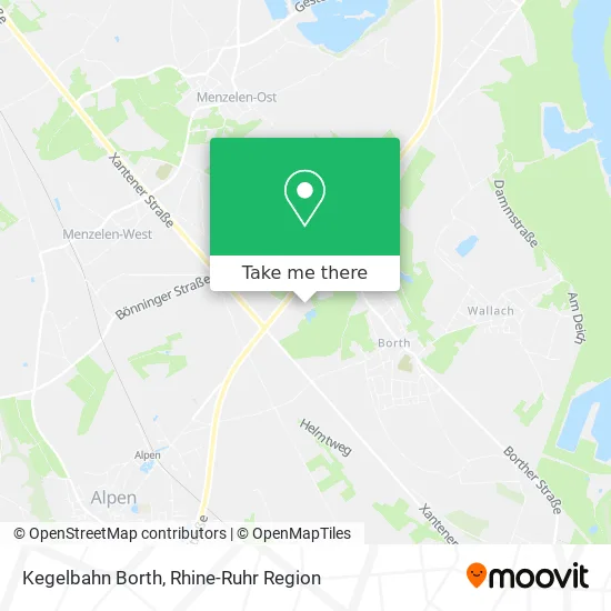 Карта Kegelbahn Borth