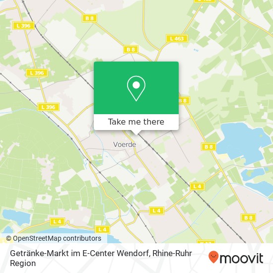 Getränke-Markt im E-Center Wendorf map