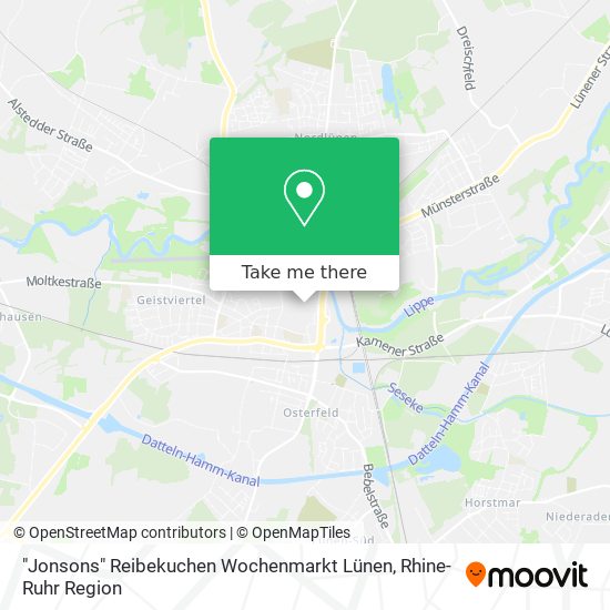 "Jonsons" Reibekuchen Wochenmarkt Lünen map